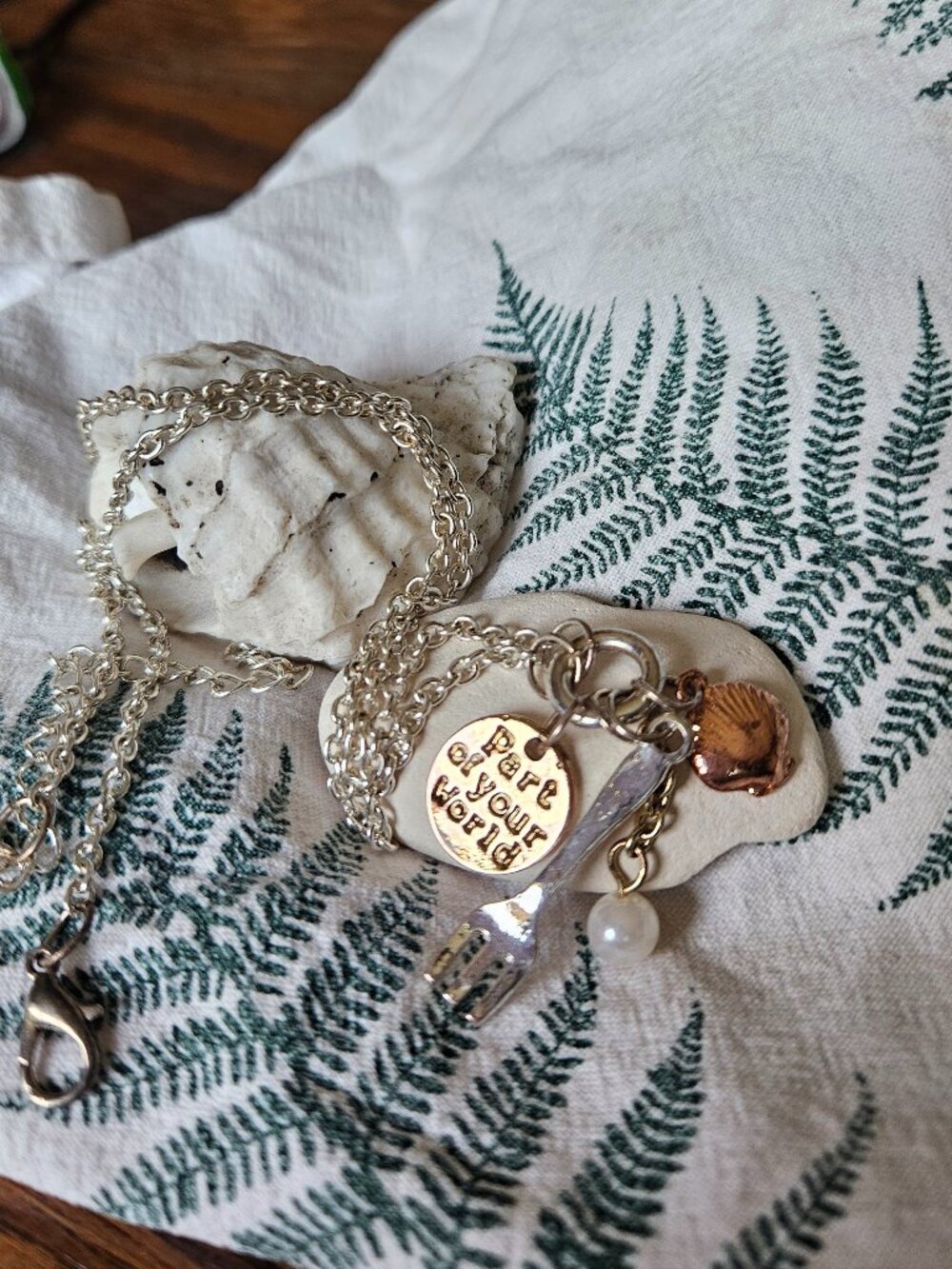 Disney Little Mermaid charm necklace